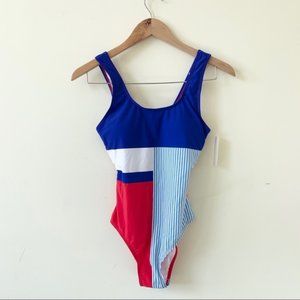 NWT Molybell High Cut Low Back One Piece Swimsuit